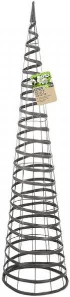 Faux Rattan Obelisk - Slate 1.2m
