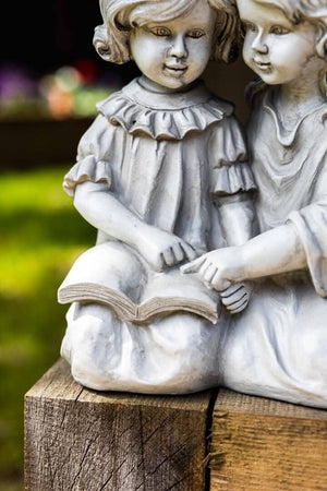 Resin cherub lamp home decor