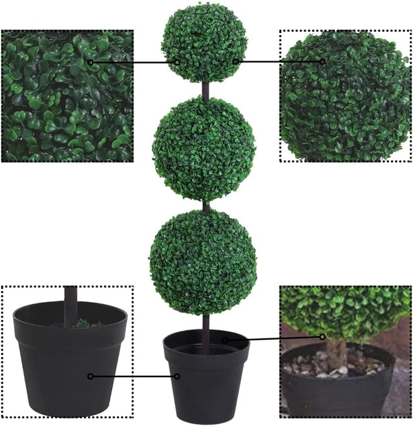 Maintenance free artificial greenery for home