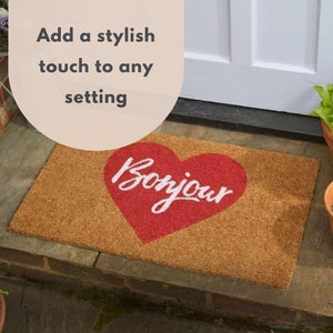 Decorative coir doormat for hallway and porch