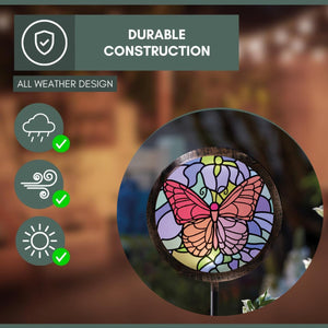 decorative solar pathway light