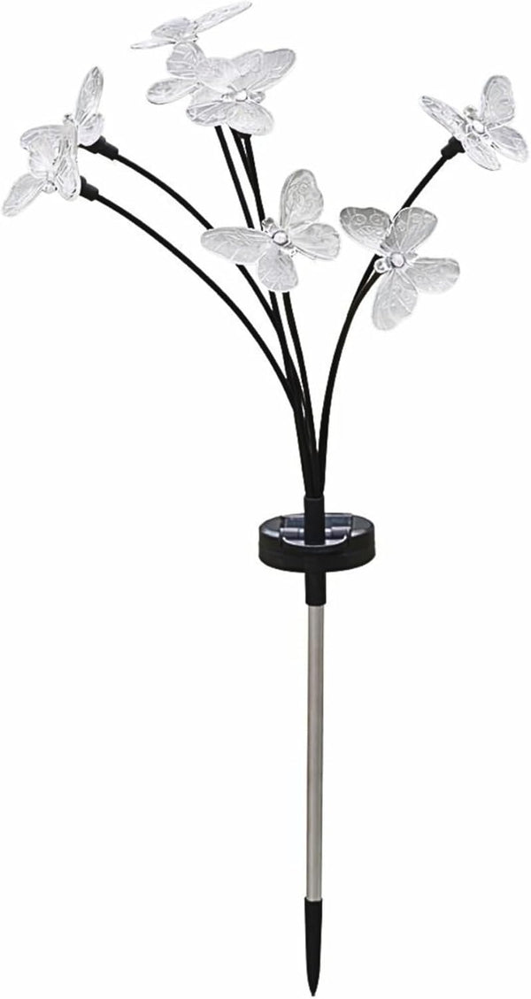 decorative butterfly stake lights for gardens