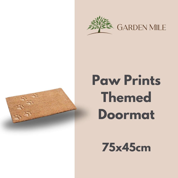 Non slip outdoor doormat for pet friendly households
