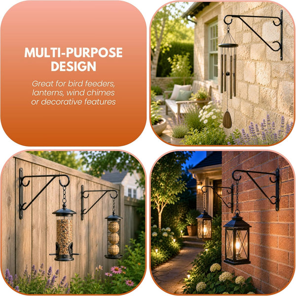 Hanging basket supports for patios