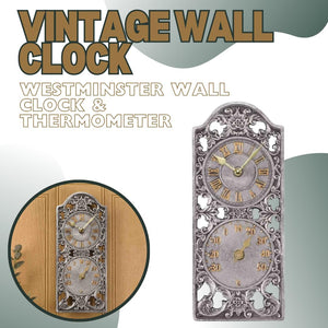 Large vintage garden clock for outdoor wall