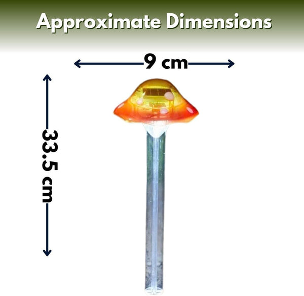 outdoor solar mushroom lights for flower beds