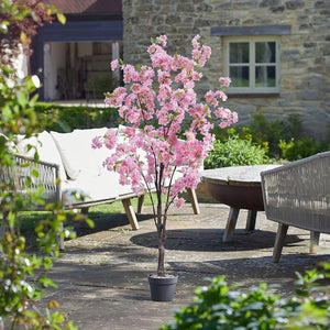 Maintenance-free pink flowering tree