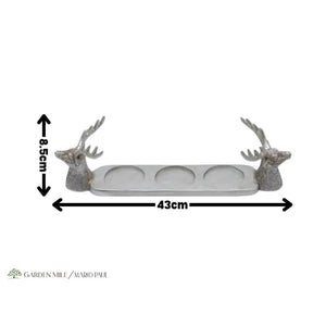 Elegant candle stand displayed with home decorations