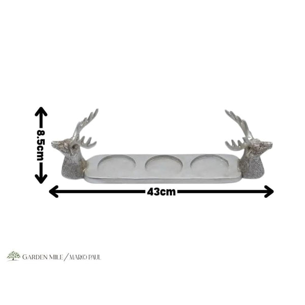 Elegant candle stand displayed with home decorations