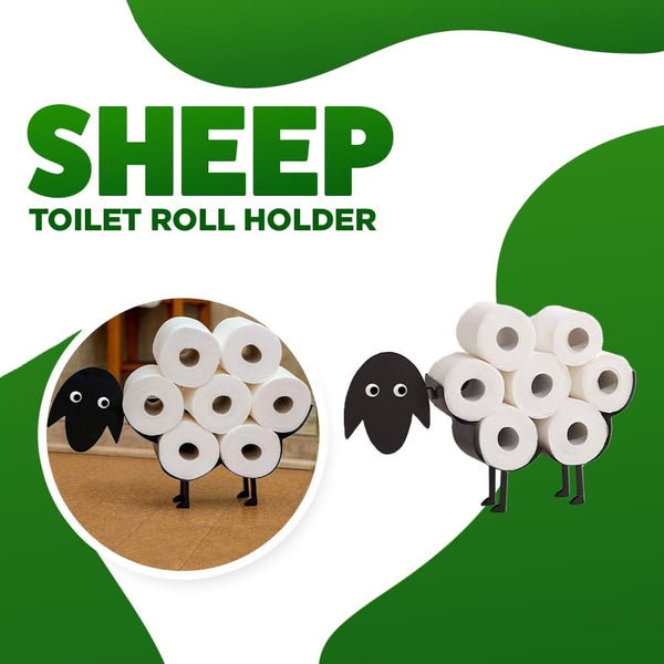 Sheep bathroom décor storage holder