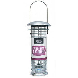 Deluxe wild bird nut feeder with galvanised mesh design