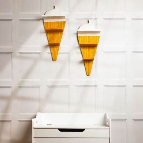 Decorative dessert themed wall shelves