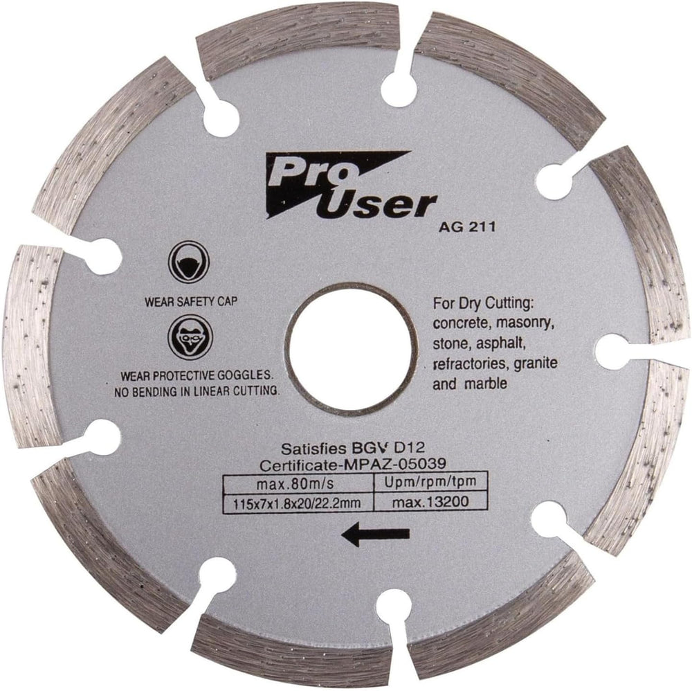 115mm diamond cutting disc