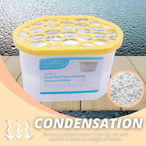 Moisture absorber suitable for caravans and sheds
