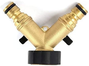 Outdoor hose pipe splitter valve