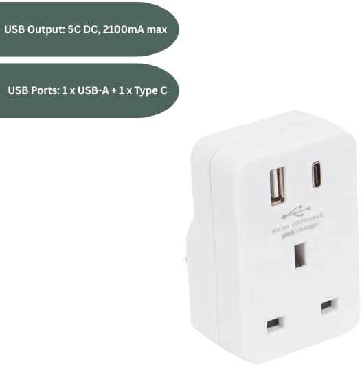 Multi device USB charging adapter for home