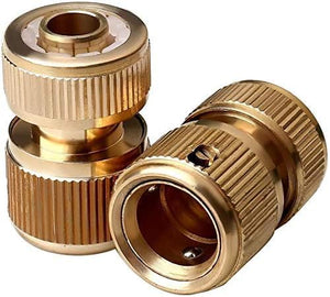 Brass hose end adaptor for spray guns