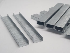 Durable fastening staples for furniture restoration work