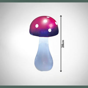 Dusk to dawn mushroom garden light