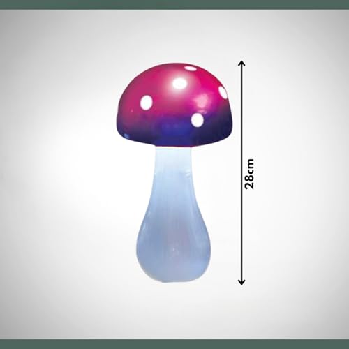Dusk to dawn mushroom garden light