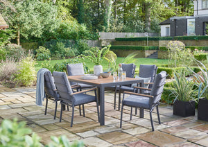 Easton anthracite dining set