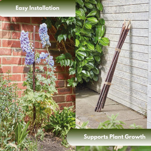 Heavy duty willow garden supports
