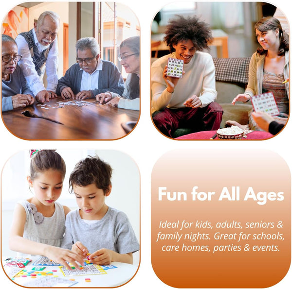 Classic bingo kit suitable for schools and care homes.
