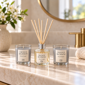 Orange Blossom Reed Diffuser & Scented Candle Gift Set