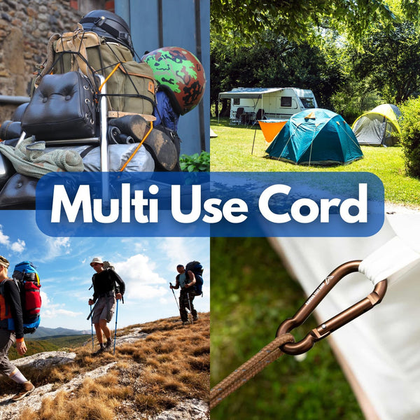 Bungee cord for camping equipment and luggage