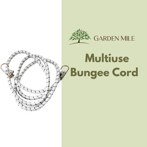 Carabiner clip bungee strap used for securing tarps