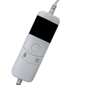 Electric throw controller with adjustable temperature settings