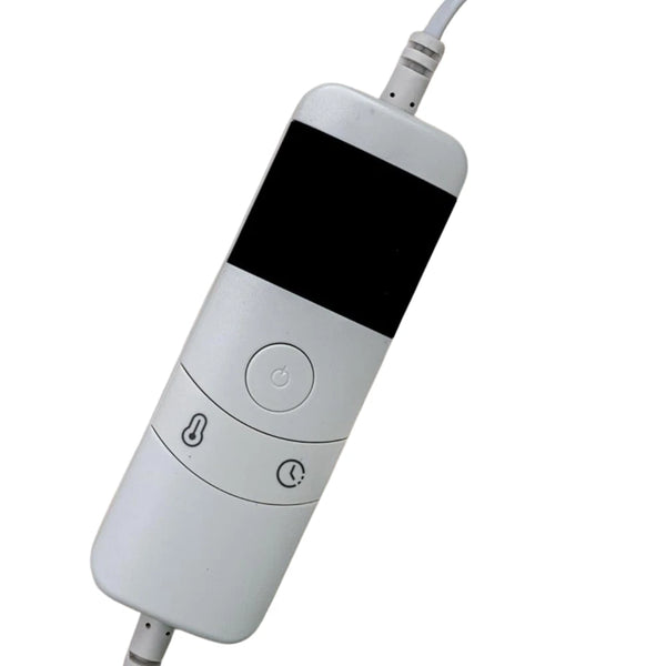 Electric throw controller with adjustable temperature settings