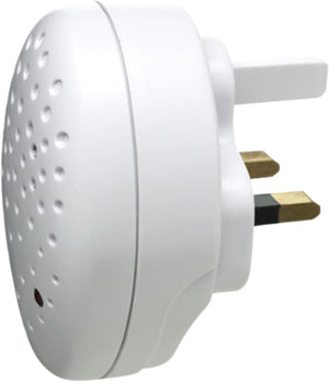 Plug in ultrasonic repeller designed for home use