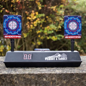 Three target scoring game with digital screen