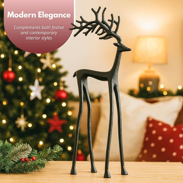 decorative festive reindeer figures for living room