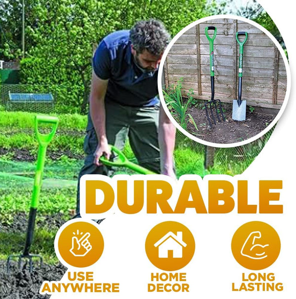 carbon steel garden tools for planting and edging