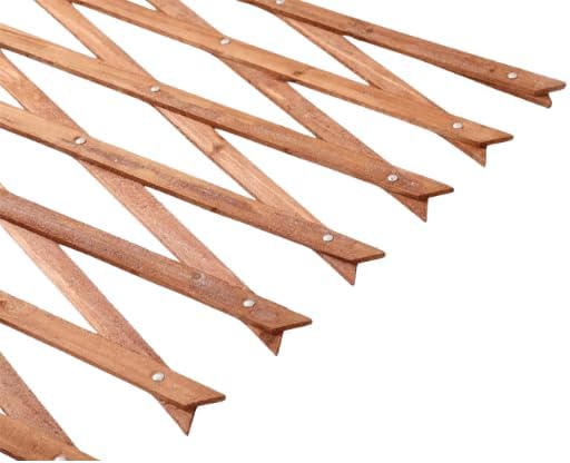 Vertical garden wooden lattice screen