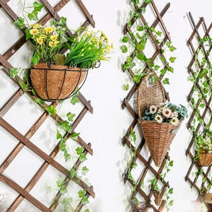 180cm expanding wooden garden trellis