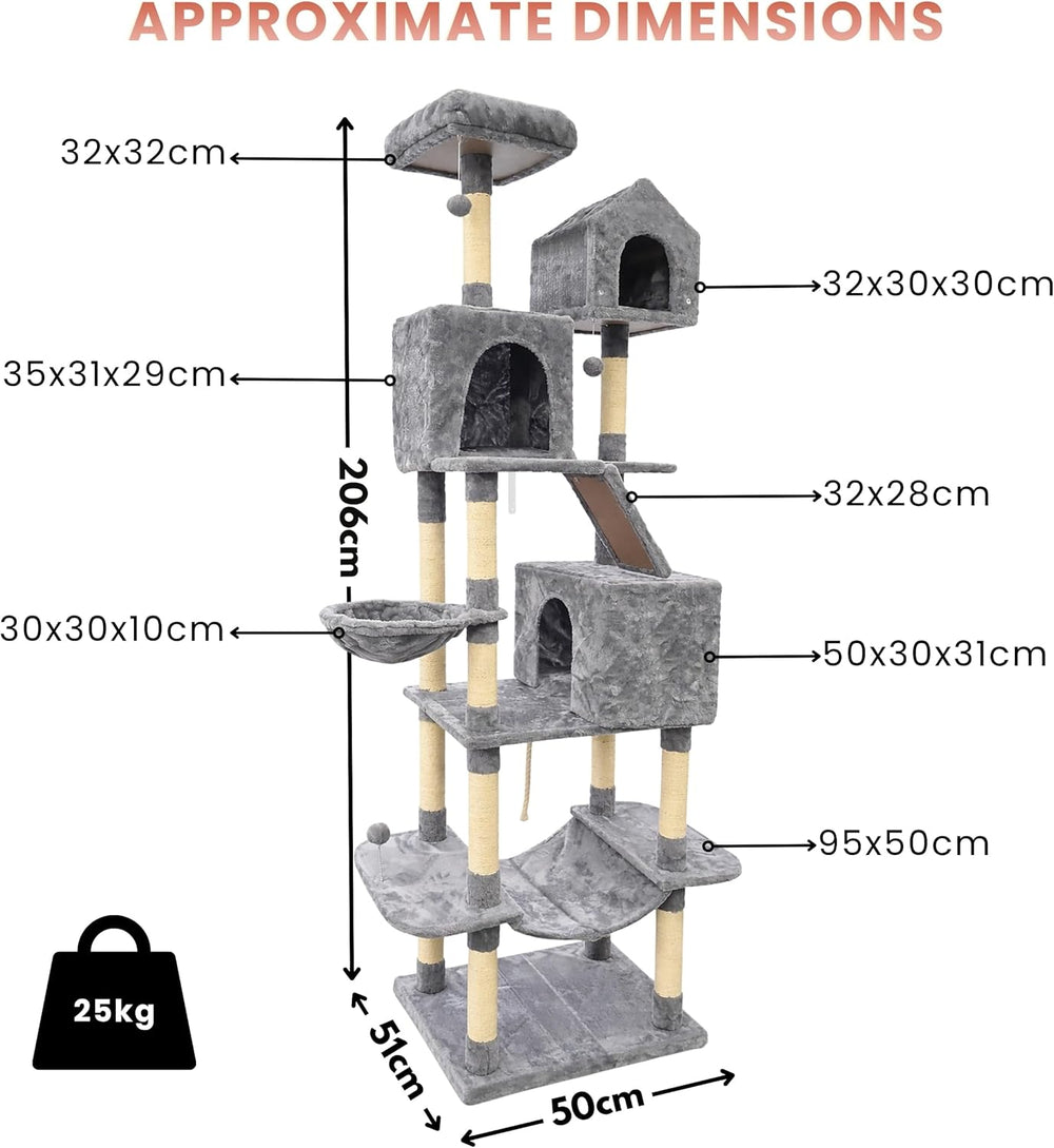 Extra large cat tree tower indoor