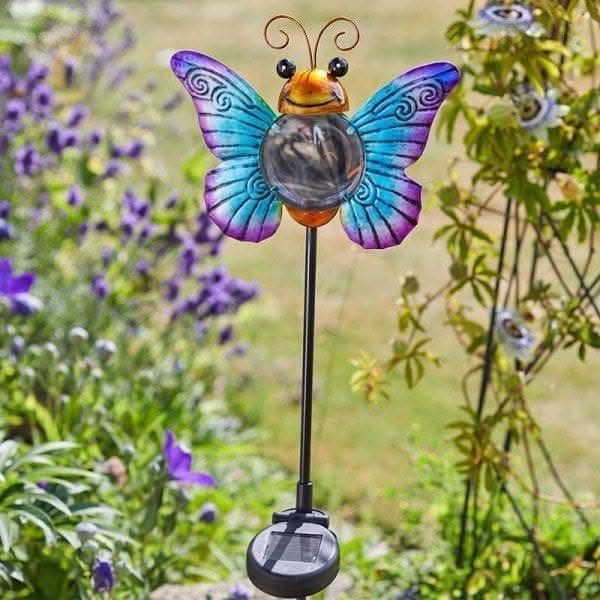 LED Solar Powered Infinity Mirror Stake Light