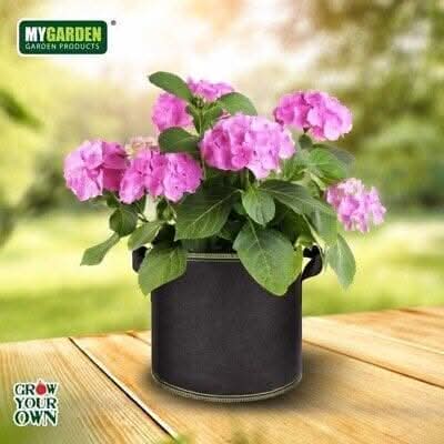 Vegetable grow bag with durable carry handles