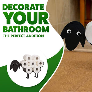 Rustic animal themed toilet roll holder