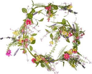 indoor outdoor floral garland decoration