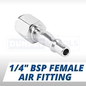 Female air coupling plug for compatible compressor systems
