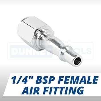 Female air coupling plug for compatible compressor systems