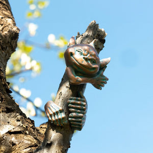 35cm elf garden decoration mounted outdoors