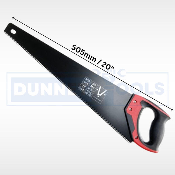 Fine tooth woodworking saw with ergonomic handle