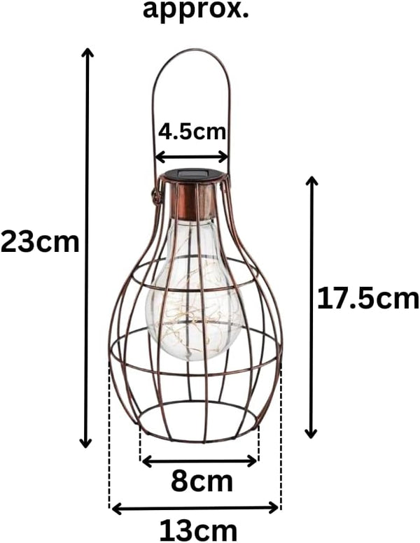 hanging solar garden lantern