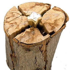 Hardened cast iron log splitter tool