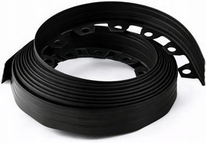 Flexible landscaping edging black